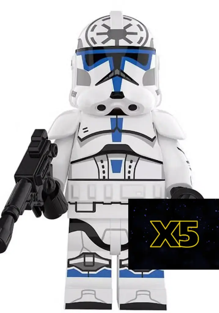 5 Soldats Jesse Phase 2 de la 501e Légion V1
