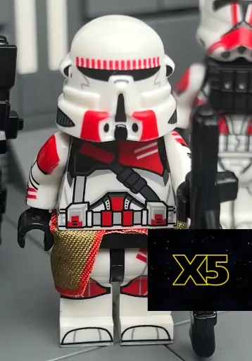 5 Soldats Aéroportés V1 de la Garde de Coruscant 